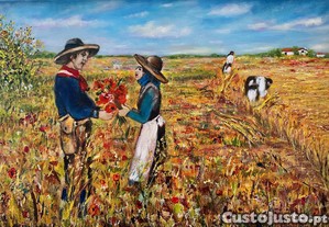 *A alma alentejana � for�a de Deus* 60x40cm