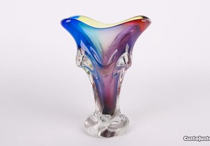 Jarra em cristal multicolor Boémia