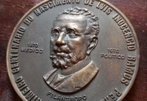 Medalha primeiro centenário Luís Inocêncio