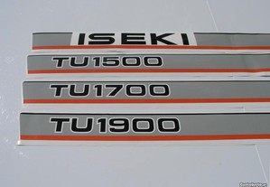 autocolantes Iseki TU 1400 1500 1700 1900 e Iseki TS