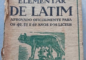 Método Elementar de Latim 1943 , José Pereira da Costa- Livraria Sá da Costa - 6 edição.
