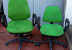 Conjunto de 2 cadeiras de escritório