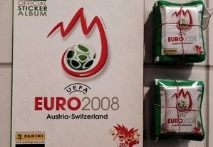 Caderneta vazia + 50 saquetas cromos - Euro 2008