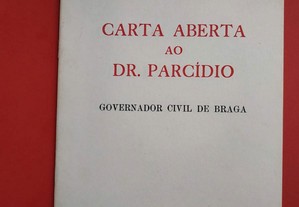 Carta Aberta ao Dr. Parcídio, Governador Civil de