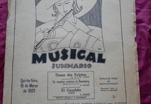A Semana Musical. Ano I nº 10 de 15 de Março de 1923.