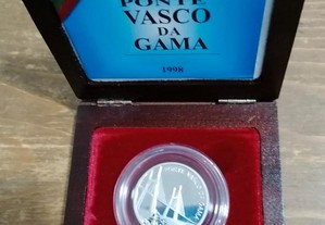 Moeda proof da Ponte Vasco da Gama, 1998