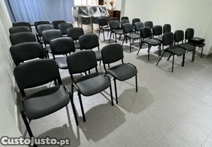 Cadeira Fixa 4 P�s Visitante, Confort�vel e Pr�tica, Estrutura Tubo Oval