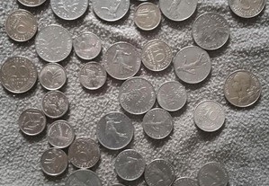 Lote de moedas francesas