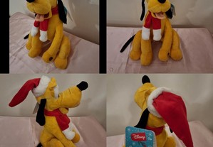 Peluche Disney - Pluto com gorro de Natal