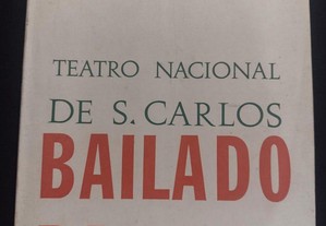 Programa Bailado Teatro Nacional de S. Carlos 1974