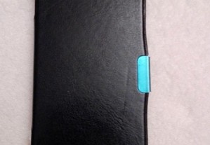 Capa Apple Iphone 5C tipo livro em pele sintética