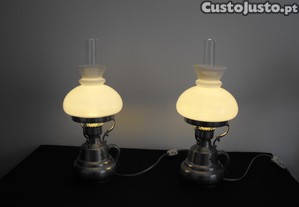 Candeeiros de estanho puro