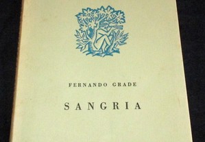Livro Sangria Fernando Grade 1ª edição autografado