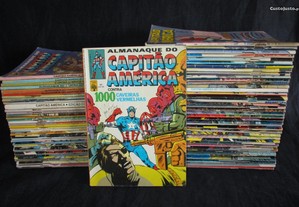 Livros BD Almanaque do Capitão América Abril