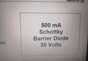Rb551v-30 diodo schottky
