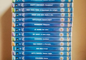 Coleção de DVDs Magic English, da Disney (Novos)