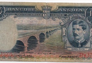 Angola - Nota 100 Escudos de 15/8/1956 - mbc/mbc+