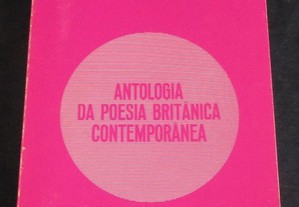 Livro Antologia da Poesia Britânica Contemporânea Manuel de Seabra