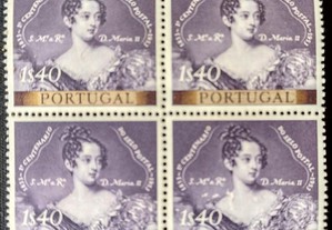 Quadra de selos novos - Cent.selo Português - 1953