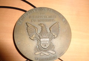 Medalha Bombeiros S.Bartolomeu de Messines Of.Envio