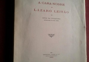Arthur Lamas-A Casa-Nobre de Lázaro Leitão na Junqueira-1925