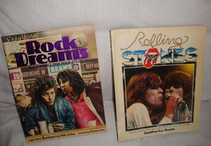 2 livros de rock