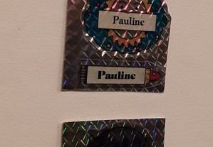Conjunto de 5 stickers/autocolantes "Pauline"