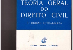 Teoria Geral do Direito Civil 3 edição Mota Pinto