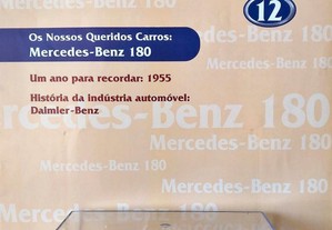 * Miniatura 1:43 Colecção Queridos Carros Nº 12 Mercedes-Benz 180D (1955) Com Fascículo