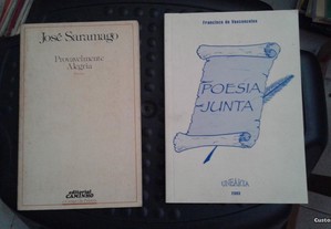 Obras de José Saramago e Francisca Vasconcelos