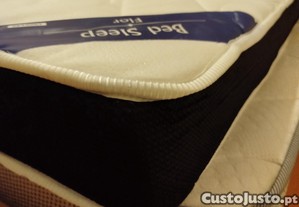 Colch�o Bed Sleep Flor (NOVO)   190x140   Metade do Pre�o!