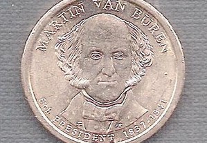 Moeda USA- Dollar 8 Presidente Martin Van Buren
