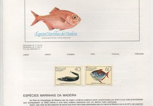 Espécies marinhas da Madeira (selos)