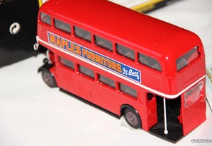 Miniatura double decker bus londrino 1:50