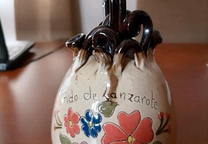 Pote decorativo Lanzarote - artesanato local 20cm