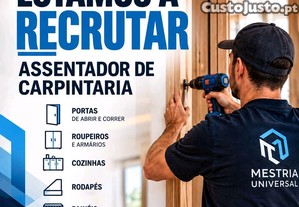Procura-se Assentador de Carpintaria / Montador