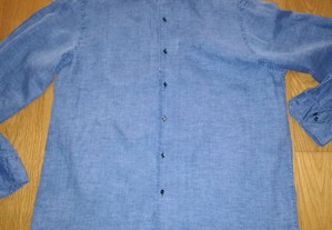 Camisa de linho CORNELIANI T-XL
