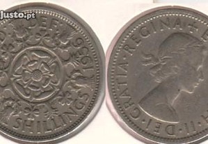 Grã-Bretanha - 2 Shillings 1956 - mbc/mbc+