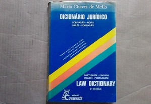 Dicionário jurídico : português - inglês : inglês - português