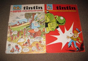 2 Revistas de Banda Desenhada "Tintin" do 4ºAno e 5ºAno