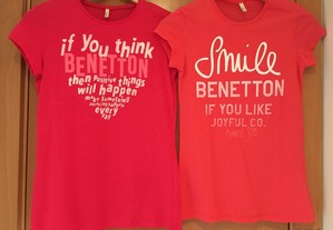 Benetton - Lote de 2 T-shirts menina 3XL a estrear