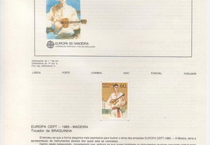 Madeira: tocador de Braguinha (selos)
