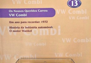 * Miniatura 1:43 Colecção Queridos Carros Nº 13 Volkswagen Kombi 1972 Com Fascículo