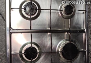 Placa g�s Teka Inox como nova