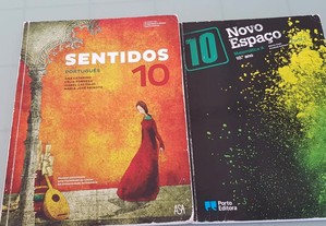 Manuais Matematica/Portugues 10º ano