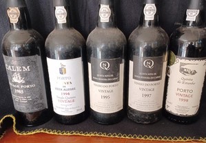 Cinco Vinhos do Porto Vintage
