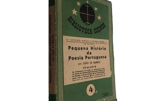Pequena história da poesia Portuguesa - João de Barros