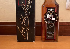 Whisky long john 12 anos garrafa antiga