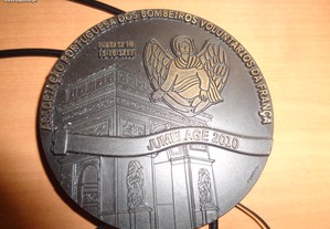 Medalha Bombeiros da França Geminação Faial 2010