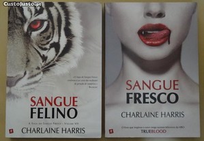 "Sangue Felino e Sangue Fresco" de Charlaine Har.